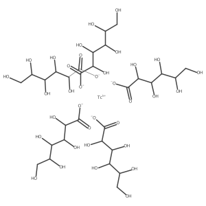 Technetium Tc-99m gluconate结构式