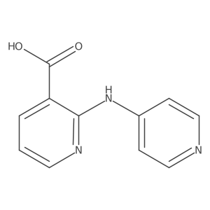 2-(4-Pyridinylamino)-3-pyridinecarboxylic acid Structure