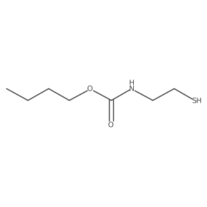 butyl N-(2-sulfanylethyl)carbamate Structure