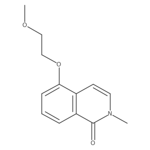 5-(2-Methoxyethoxy)-2-methylisoquinolin-1(2H)-one Structure