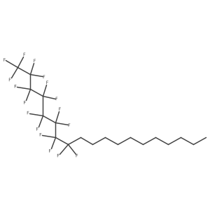 1,1,1,2,2,3,3,4,4,5,5,6,6,7,7,8,8-Heptadecafluorononadecane结构式