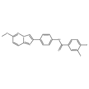 3,4-difluoro-N-(4-(6-methoxyimidazo[1,2-b]pyridazin-2-yl)phenyl)benzamide Structure