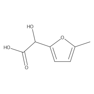 2-Hydroxy-2-(5-methyl-2-furyl)acetic Acid Structure