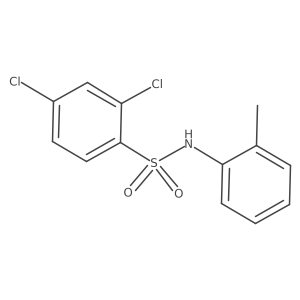 2,4-dichloro-N-(2-methylphenyl)benzenesulfonamide结构式