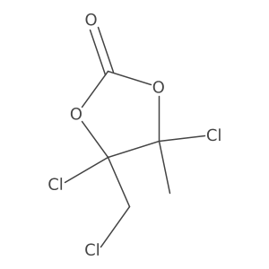 4,5-Dichloro-4-(chloromethyl)-5-methyl-1,3-dioxolan-2-one Structure