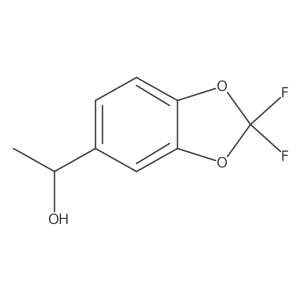 1-(2,2-Difluorobenzo[D][1,3]dioxol-5-YL)ethan-1-OL Structure