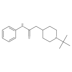 2-(1-tert-Butyl-piperidin-4-yl)-N-phenyl-acetamide结构式