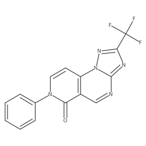 7-phenyl-2-(trifluoromethyl)pyrido[3,4-e][1,2,4]triazolo[1,5-a]pyrimidin-6(7H)-one Structure