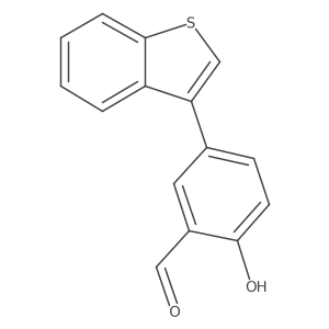 5-Benzo[b]thien-3-yl-2-hydroxybenzaldehyde结构式