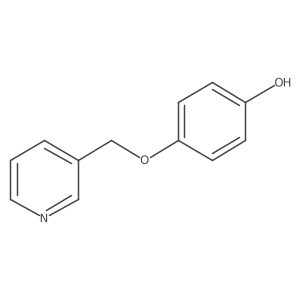 4-(Pyridin-3-ylmethoxy)phenol结构式