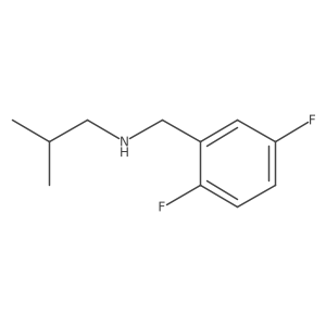 [(2,5-Difluorophenyl)methyl](2-methylpropyl)amine Structure