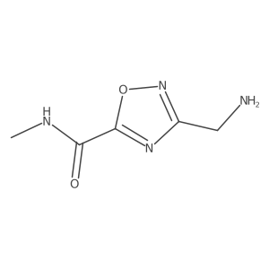 3-(aminomethyl)-N-methyl-1,2,4-oxadiazole-5-carboxamide Structure