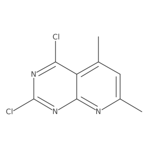 2,4-Dichloro-5,7-dimethyl-pyrido[2,3-d]pyrimidine Structure