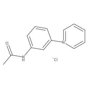 1-(3-Acetamidophenyl)pyridin-1-ium chloride Structure