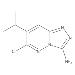 6-Chloro-7-isopropyl-[1,2,4]triazolo[4,3-b]pyridazin-3-ylamine Structure