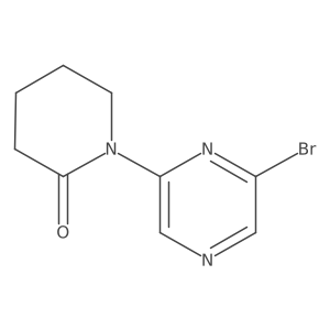 1-(6-Bromopyrazin-2-YL)piperidin-2-one结构式