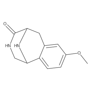2,3,5,6-Tetrahydro-8-methoxy-1,5-imino-3-benzazocin-4(1H)-one Structure