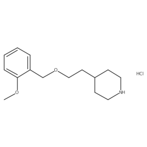 4-{2-[(2-Methoxybenzyl)oxy]ethyl}piperidine hydrochloride Structure