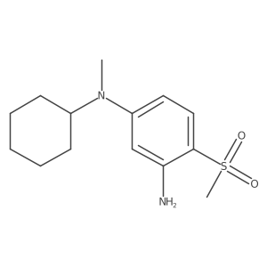 N1-Cyclohexyl-N1-methyl-4-(methylsulfonyl)-1,3-benzenediamine Structure