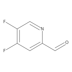 4,5-Difluoropicolinaldehyde结构式
