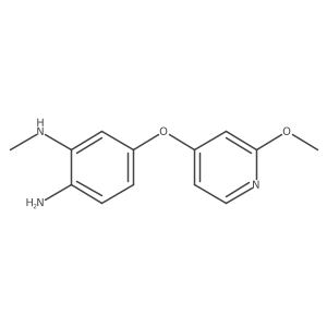 4-[(2-Methoxypyridin-4-yl)oxy]-N2-methylbenzene-1,2-diamine Structure