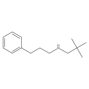 (2,2-Dimethylpropyl)(3-phenylpropyl)amine Structure