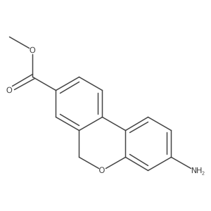 3-Amino-6H-benzo[c]chromene-8-carboxylic acid methyl ester结构式