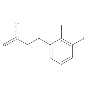 1-Fluoro-2-methyl-3-(2-nitro-ethyl)-benzene结构式