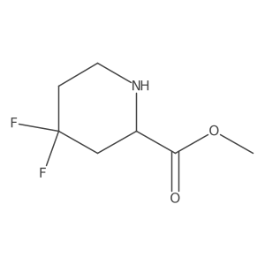 Methyl 4,4-difluoropiperidine-2-carboxylate Structure