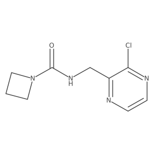 N-((3-chloropyrazin-2-yl)methyl)azetidine-1-carboxamide Structure