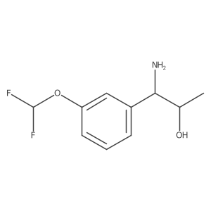 (1S)-1-Amino-1-(3-(difluoromethoxy)phenyl)propan-2-OL Structure