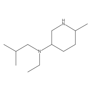 n-Ethyl-N-isobutyl-6-methylpiperidin-3-amine Structure