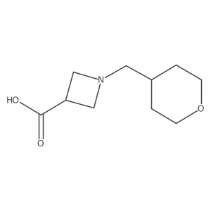 1-((tetrahydro-2H-pyran-4-yl)methyl)azetidine-3-carboxylic acid Structure