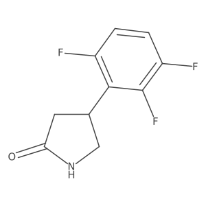 4-(2,3,6-Trifluorophenyl)pyrrolidin-2-one结构式