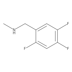 Methyl[(2,4,5-trifluorophenyl)methyl]amine Structure