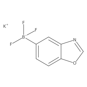 Potassium benzo[d]oxazol-5-yltrifluoroborate Structure