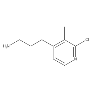 3-(2-Chloro-3-methylpyridin-4-YL)propan-1-amine结构式