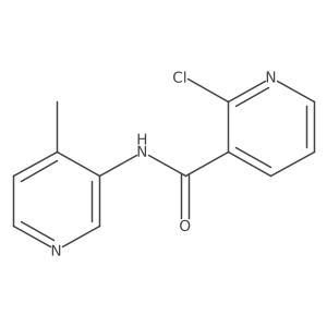 2-Chloro-N-(4-methylpyridin-3-yl)nicotinamide Structure