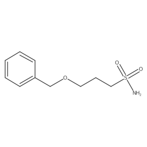 3-(Benzyloxy)propane-1-sulfonamide Structure