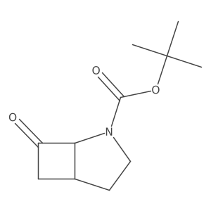Tert-butyl 7-oxo-2-azabicyclo[3.2.0]heptane-2-carboxylate结构式
