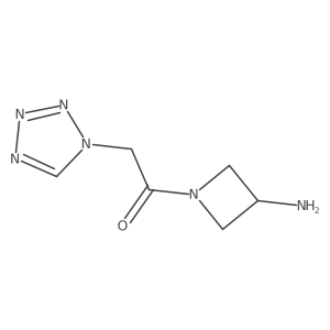 1-(3-aminoazetidin-1-yl)-2-(1H-1,2,3,4-tetrazol-1-yl)ethan-1-one Structure