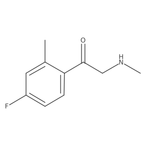 1-(4-Fluoro-2-methylphenyl)-2-(methylamino)ethan-1-one Structure
