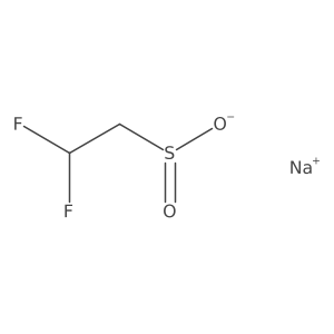 Sodium 2,2-difluoroethane-1-sulfinate结构式