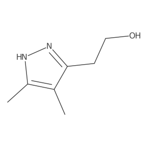 2-(4,5-dimethyl-1H-pyrazol-3-yl)ethan-1-ol结构式