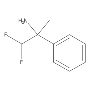 1,1-Difluoro-2-phenylpropan-2-amine结构式