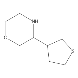 3-(Thiolan-3-yl)morpholine结构式