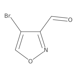 4-Bromo-1,2-oxazole-3-carbaldehyde Structure