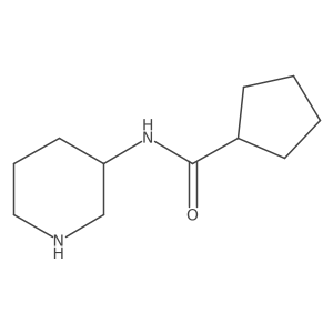 N-[(3R)-Piperidin-3-YL]cyclopentanecarboxamide Structure