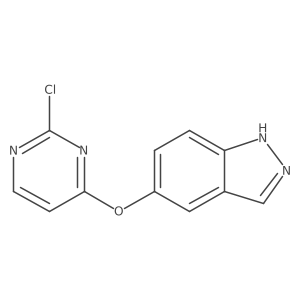 5-((2-chloropyrimidin-4-yl)oxy)-1H-indazole Structure