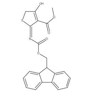 Methyl 2-(Fmoc-amino)-4-oxo-4,5-dihydrothiophene-3-carboxylate结构式